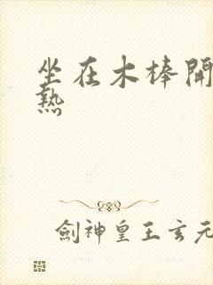 坐在木棒开始加热