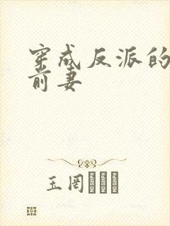 穿成反派的炮灰前妻