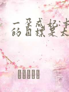 一孕成妃:本宫的目标是太后
