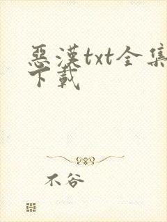 恶汉txt全集下载