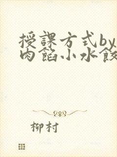 授课方式by 肉馅小水饺