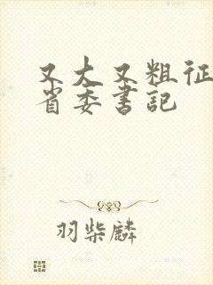 又大又粗征服女省委书记