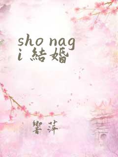 sho nagi 结婚