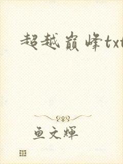 超越巅峰txt