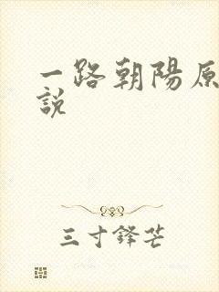 一路朝阳原著小说
