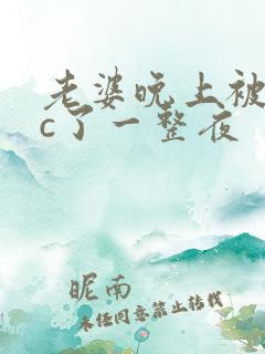 老婆晚上被躁狂c了一整夜