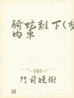 骑蛇难下(双)肉车