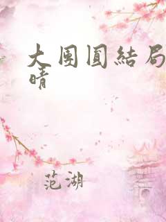 大团圆结局苏玉晴