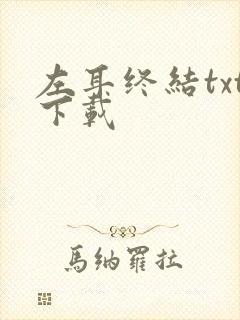 左耳终结txt下载