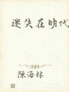迷失在明代末年