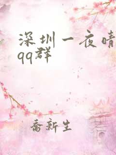 深圳一夜晴交友qq群