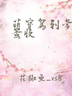 萌宝驾到爹地请签收