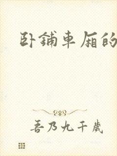 卧铺车厢的艳遇