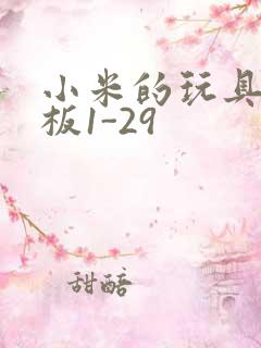 小米的玩具店老板1-29