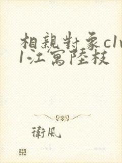 相亲对象c1v1江寓陆枝