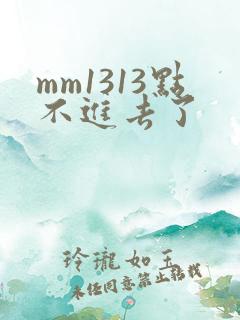 mm1313点不进去了