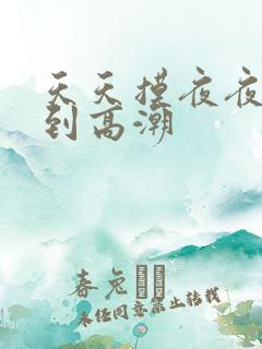 天天摸夜夜摸摸到高潮