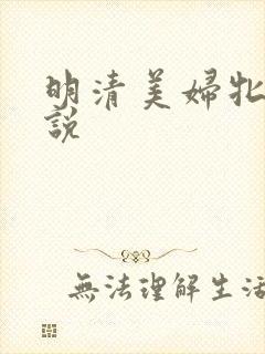 明清美妇牝户小说