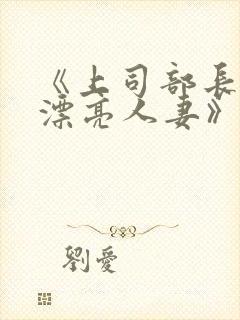 《上司部长出轨漂亮人妻》