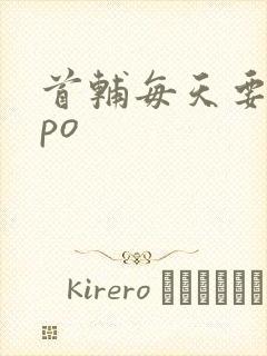 首辅每天要不够po