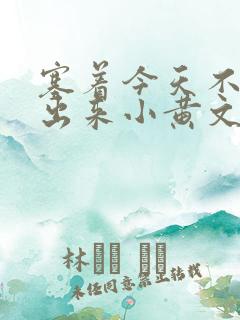 塞着今天不准拿出来小黄文