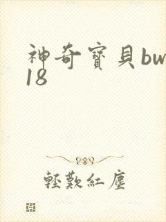 神奇宝贝bw118