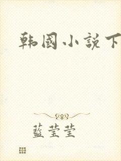 韩国小说下载