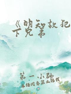 《明知故犯》年下兄弟