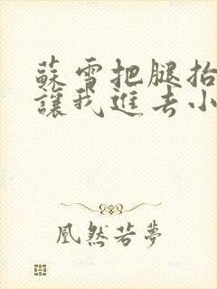 苏雪把腿抬起来让我进去小说