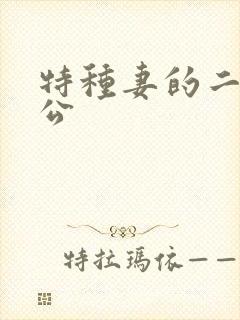 特种妻的二手老公