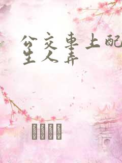 公交车上配合陌生人弄