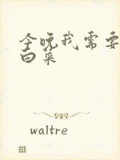 今晚我需要一颗白菜