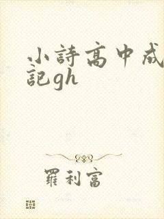 小诗高中成长日记gh