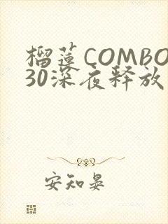 榴莲COMBO30深夜释放自己