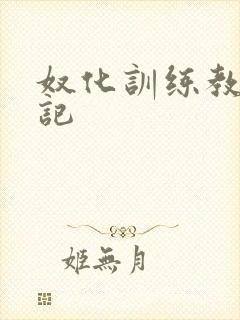 奴化训练教程日记