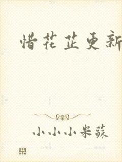 惜花芷更新时间