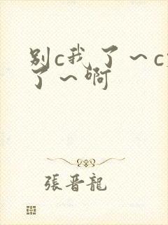 别c我了～c烂了～啊