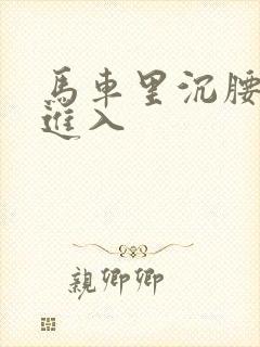 马车里沉腰缓缓进入