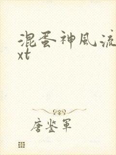 混蛋神风流史txt