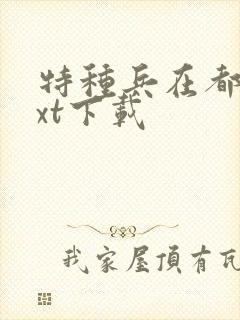 特种兵在都市txt下载