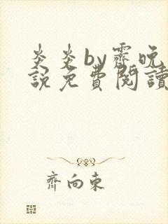 炎炎by霁晚小说免费阅读全文