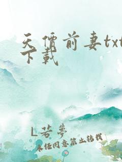 天价前妻txt下载