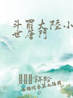 斗罗大陆小说绝世唐门