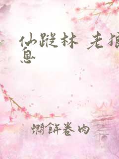 仙踪林 老狼信息