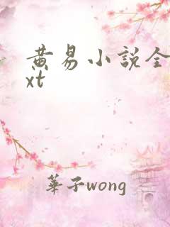 黄易小说全集txt