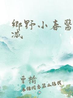 乡野小春医无删减