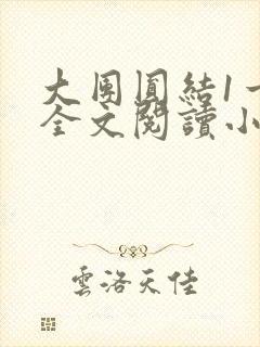 大团圆结1一6全文阅读小说