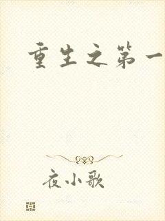 重生之第一名媛