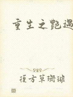 重生之艳遇传说