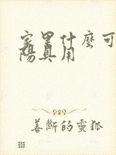 家里什么可以当阳具用